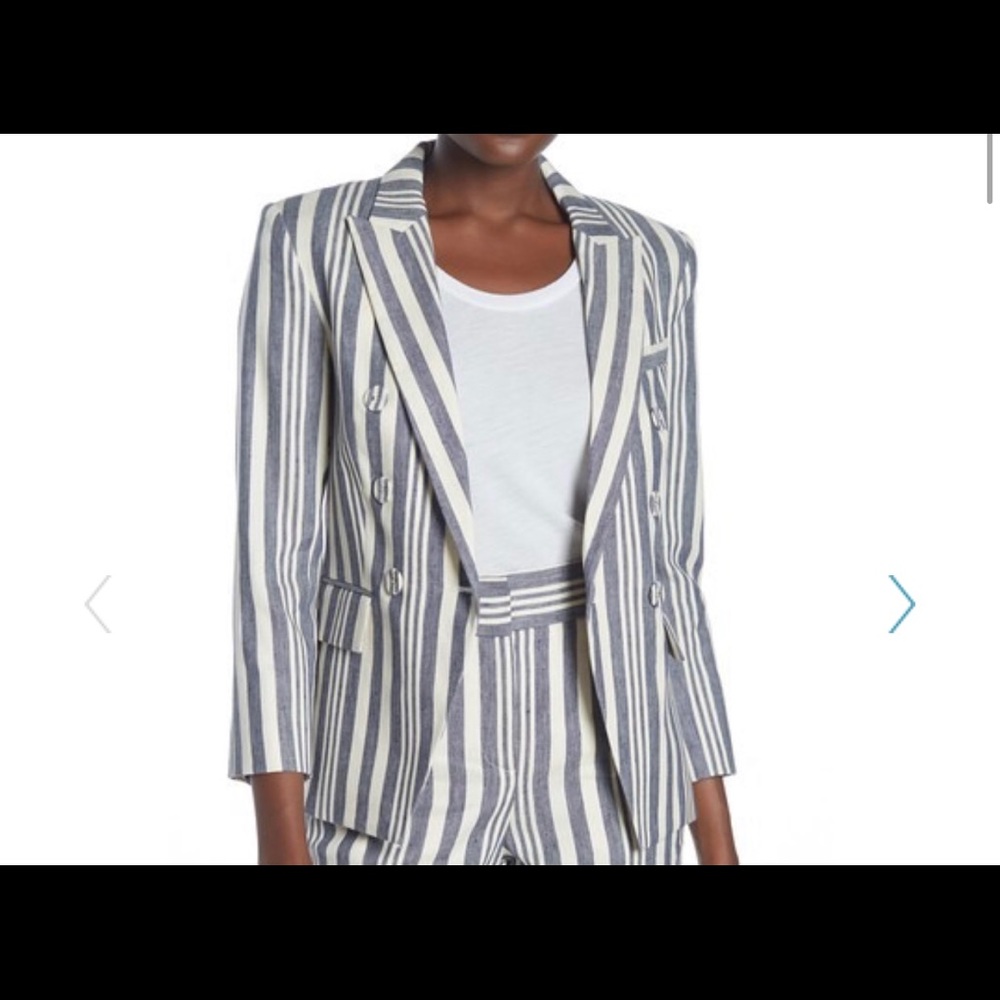 Veronica Beard Geneva Linen Dickey Jacket